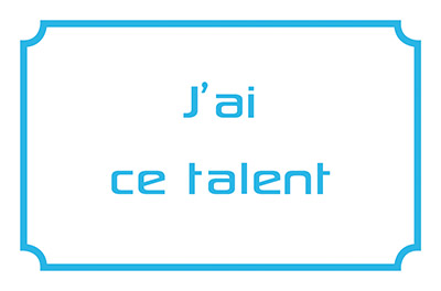 Carte Avis du jeu Découvrons nos talents