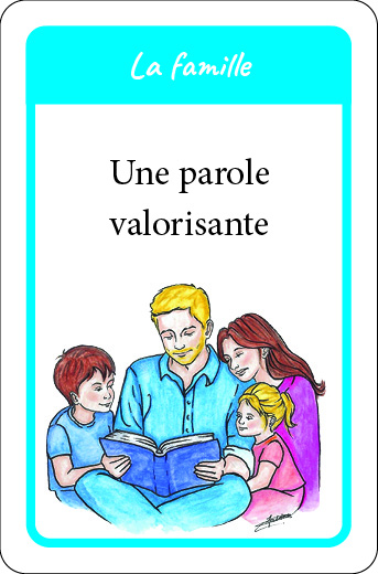 carte La famille du jeu Gratitude