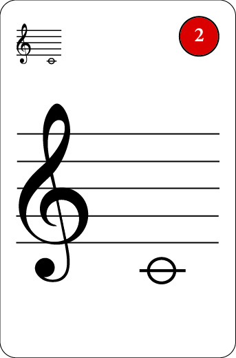 carte Note de niveau 2 du jeu Musi Cat's 1