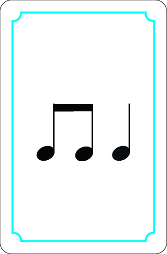 carte bleue Rythme du jeu Musi Cat's 2