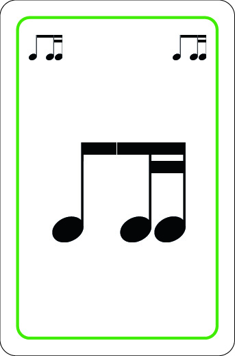 carte verte Rythme du jeu Musi Cat's 2