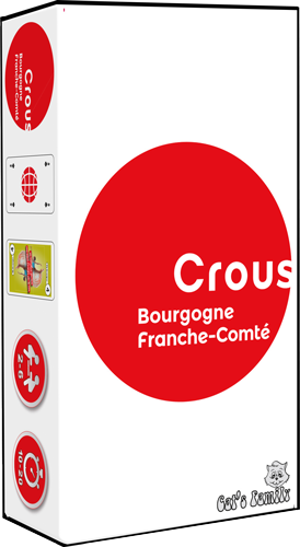Boite du jeu CROUS Bourgogne Franche-Comté