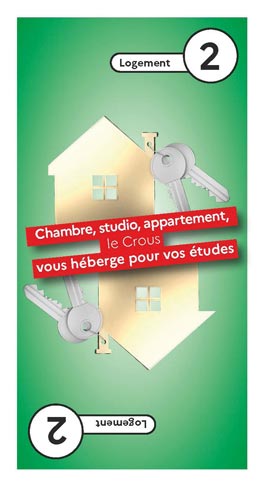 Carte Atout Logement du jeu CROUS Bourgogne Franche-Comté