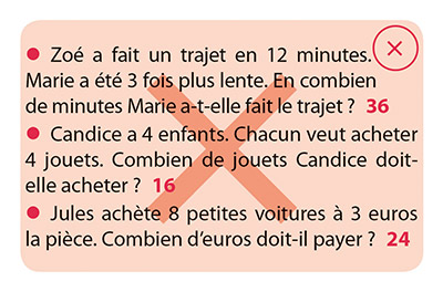 Carte Enigmes - Opérations du jeu Numé Cat's 1 - les énigmes mathématiques