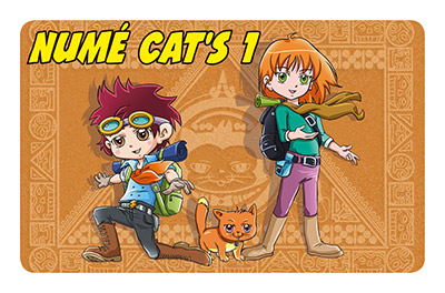 Dos de carte des énigmes du jeu Numé Cat's 1 - les énigmes mathématiques