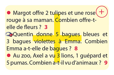 carte Enigmes - Opérations du jeu Numé Cat's Kid