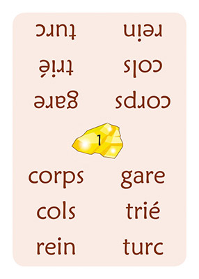 dos de carte du jeu Les Nains Versions