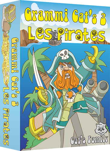 Boite du jeu Grammi Cat's 3 - Les pirates de Cat's Family, sur la nature des mots