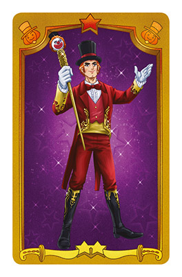 Carte Monsieur Loyal du jeu Ne mange pas la consigne ! Circus