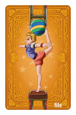 Carte Acrobate du jeu Ne mange pas la consigne ! Circus