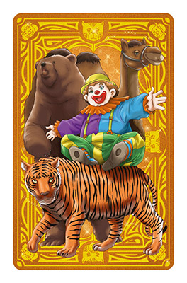 Carte Affiche du jeu Ne mange pas la consigne ! Circus