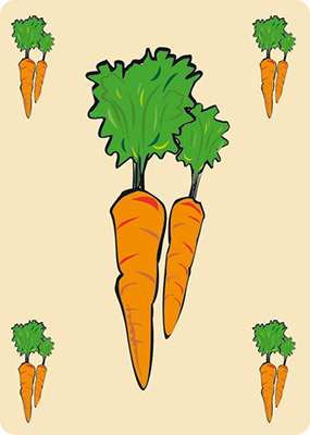 carte Image du jeu English Cats - Les légumes