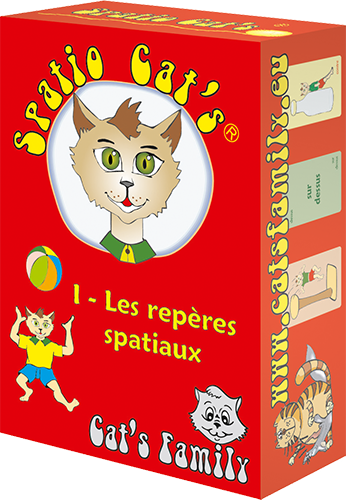 Boite du jeu Spatio Cat's 1 de Cat's Family, sur les repères spatiaux