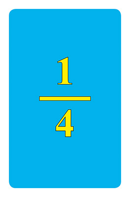 carte Fraction - Irréductible du jeu Mathé Cat's 1 - Les fractions
