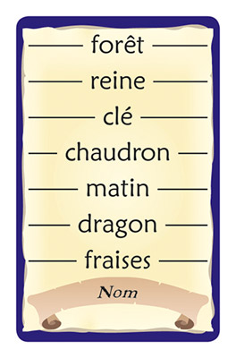 Carte Symbole du jeu Grammi Cat's 3 - La construction de phrases