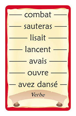 Carte Symbole du jeu Grammi Cat's 3 - La construction de phrases