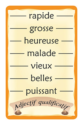 Carte Symbole du jeu Grammi Cat's 3 - La construction de phrases