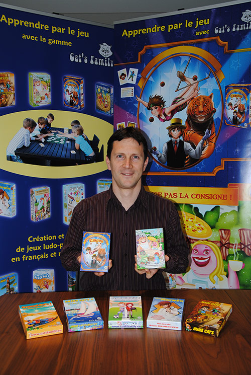 François Petit, ludopédagogue et auteur des jeux Cat's Family