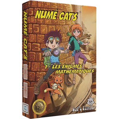 jeu de cartes Numé Cat's 1 - Les énigmes mathématiques sur la résolution de problèmes et le vocabulaire mathématique