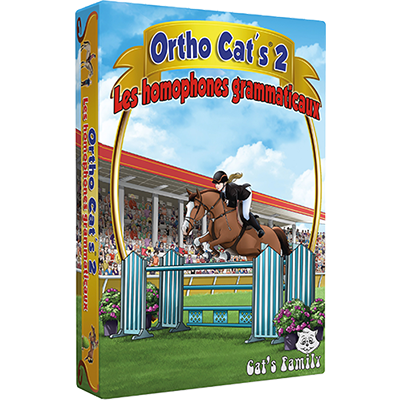 Apprendre l'orthographe grammaticale avec Ortho Cat's 2 - Les homophones grammaticaux, jeu de cartes sur l'orthographe