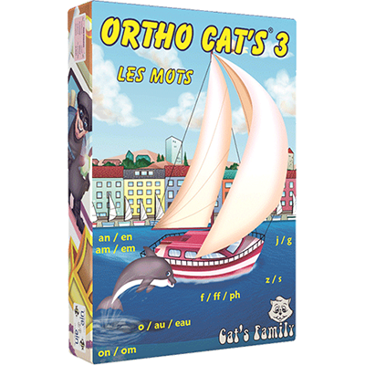 Apprendre l'orthographe des mots avec Ortho Cat's 3 - Les mots, du jeu de cartes sur l'orthographe