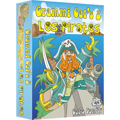 jeu de cartes Grammi Cat's 3 - Les pirates en français sur le langage et l'imagination