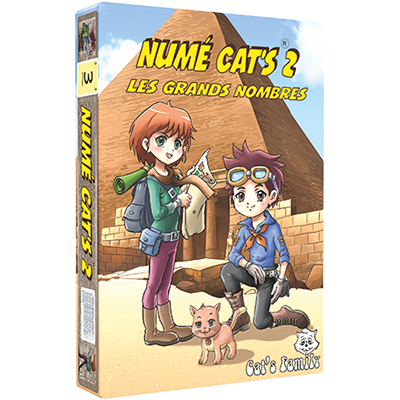 jeu de cartes Numé Cat's 2 sur les grands nombres