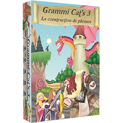 Grammi Cat's 3 - La construction de phrases, jeu de cartes en français sur le langage et l'imagination