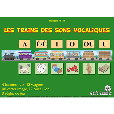 Apprenez à reconnaitre les sons vocaliques avec Les trains des sons