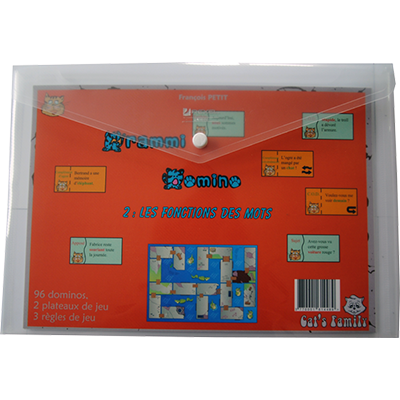 Grammi Domino 2 - Les fonctions des mots, jeu de dominos sur la grammaire
