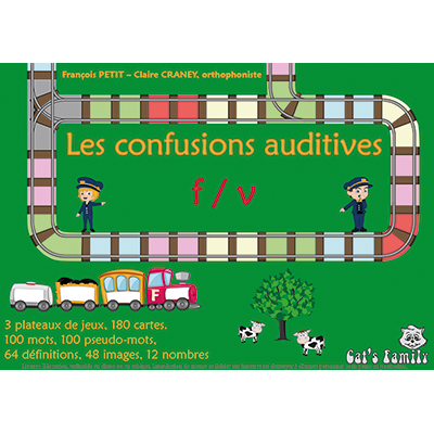 Les confusions auditives f/v, jeu sur la lecture de pseudo-mots et mots