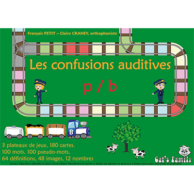 Les confusions auditives p/b, jeu sur la lecture de pseudo-mots et mots