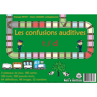 Les confusions auditives t/d, jeu sur la lecture de pseudo-mots et mots